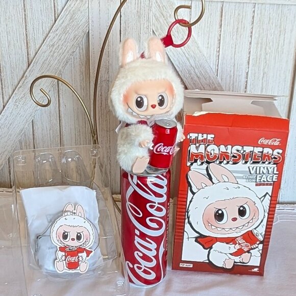 AUTHENTIC LABUBU COCA-COLA SERIES HAPPY FACTOR THE MONSTERS Vinyl Blind Box NWT - Picture 9 of 9